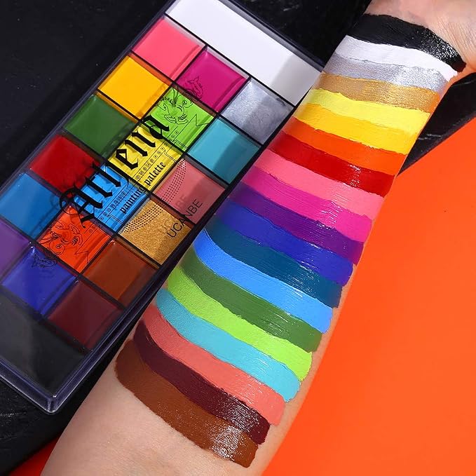 Red, blue,green,pink,black,white