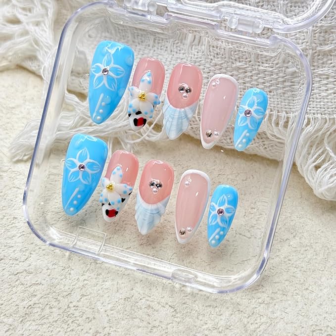 Handmade Almond Nails 33