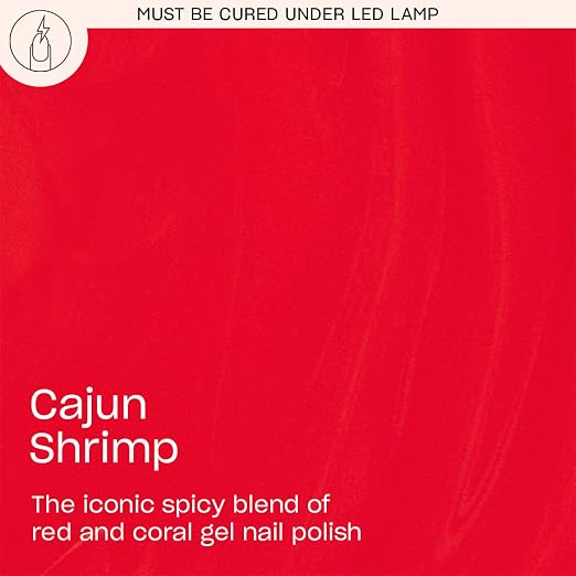 Cajun Shrimp | Opaque Bright Coral Red