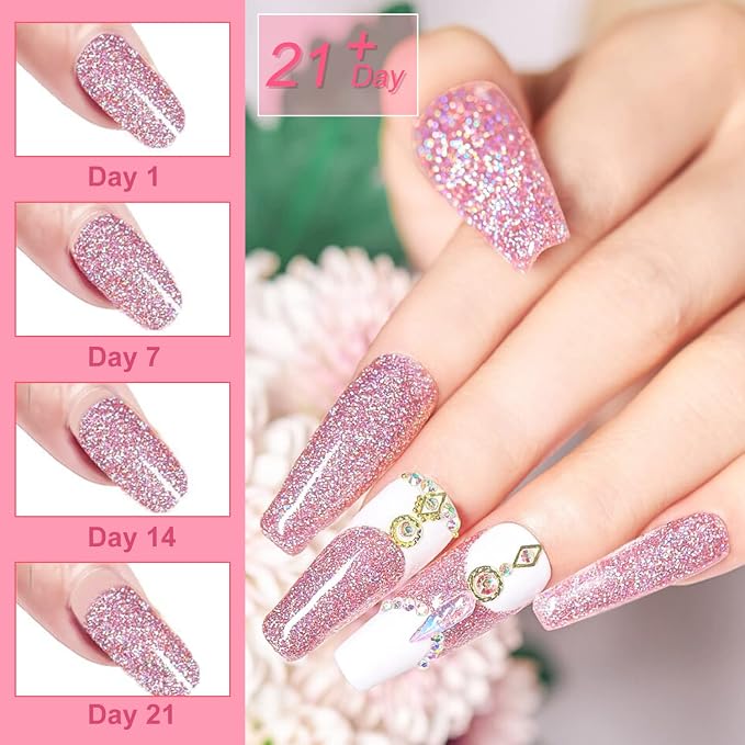Clear, White, Pink
