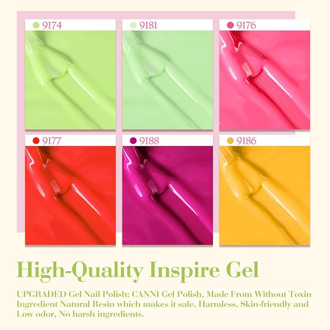 Green Pink Red Purple Yellow-2358