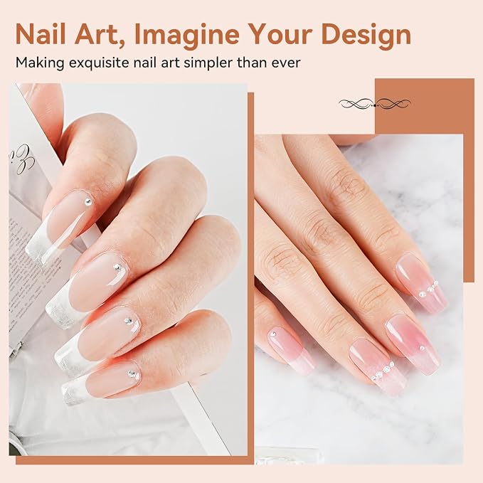 Lamp Clear Nail Tips-Square-1