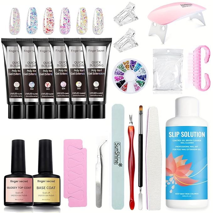 Glitter 6 colors kit