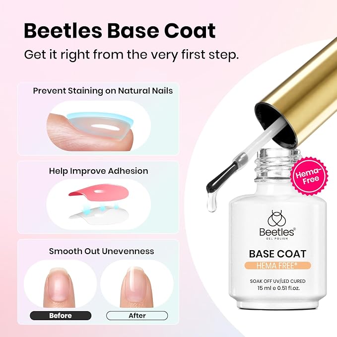 Clear Blooming Gel & Base Top Coat