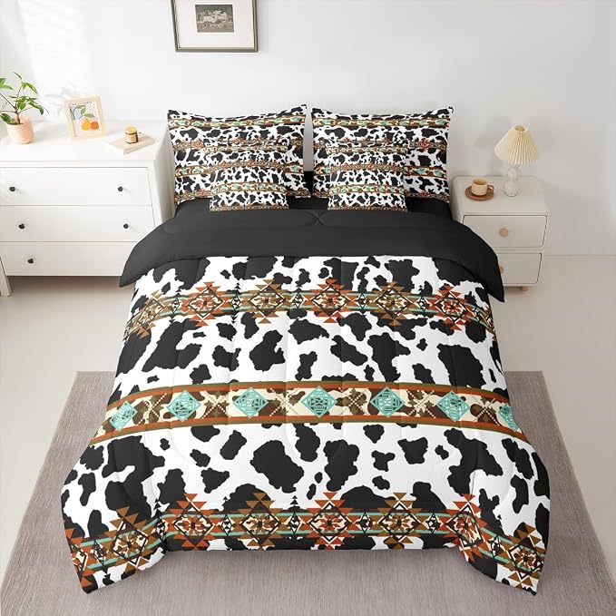 White,black,teal,orange,brown