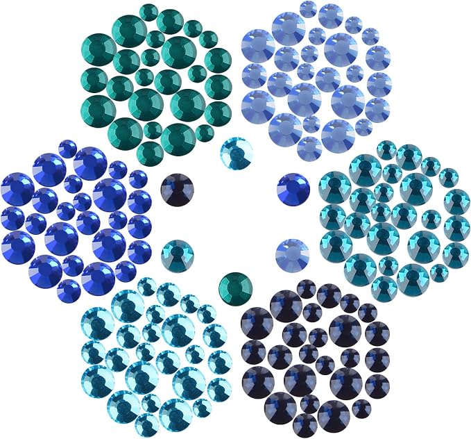 Blue Color Series, 3-Sizes,6-colors