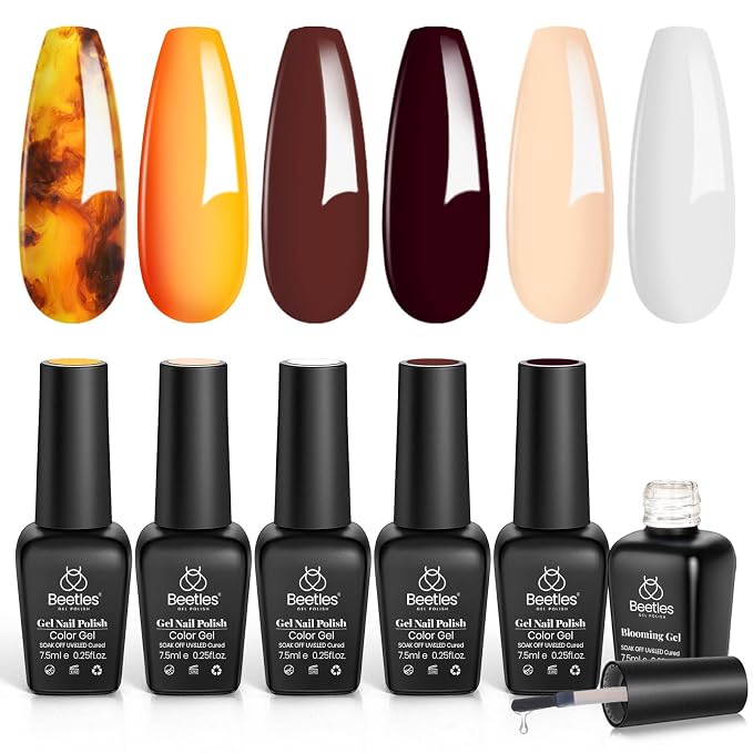0-0-0-Nail Blooming Gel + 5 Color Gel