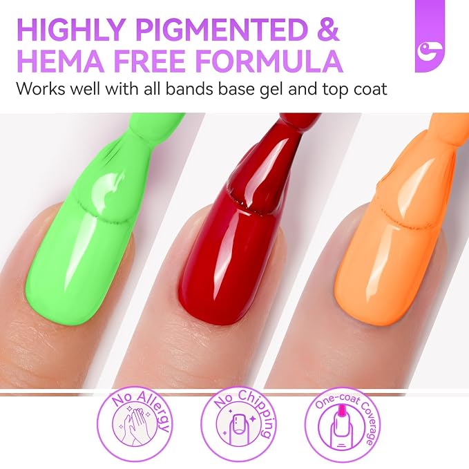 12 Colors Halloween Glow Set