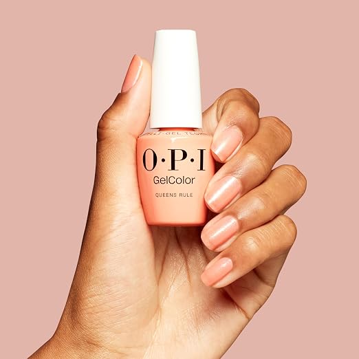 Queens Rule | Semi-Sheer Warm Salmon Coral with Shimmer