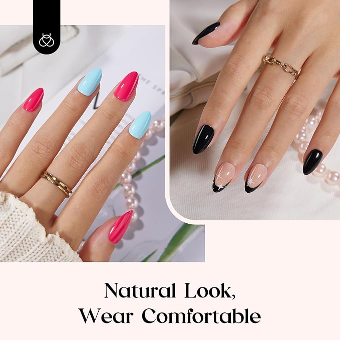 A - Nail Kit | Short Almond | Mirror Ball 720PCS