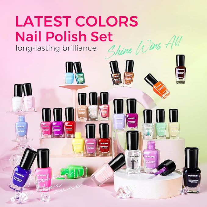 30pcs nail polish set 0.27fl.oz