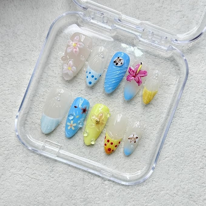 Handmade Almond Nails 30