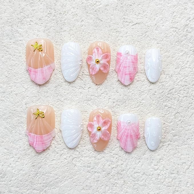 Handmade Almond Nails 31