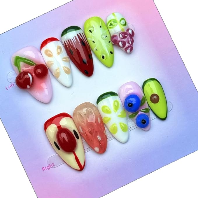Handmade Almond Nails 37