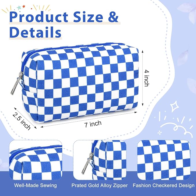 Royal Blue checkered