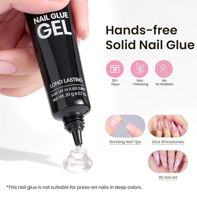 3 - Tipex Nails Kit | Short Almond | 224