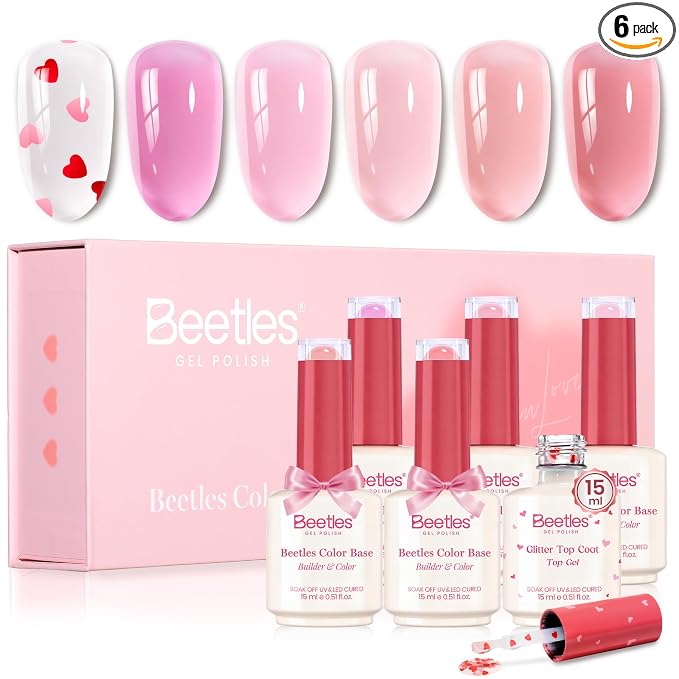 Pink Peach Nude Heart