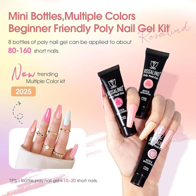 8 Colors Nude Poly Kit 03