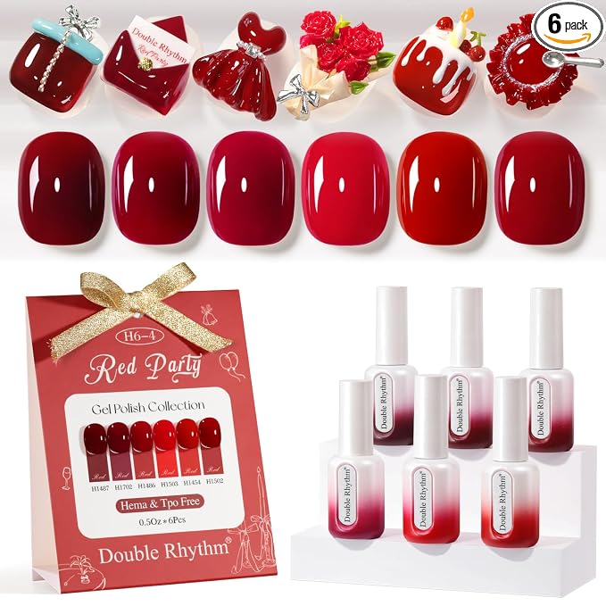 Shimmer Red Burgundy