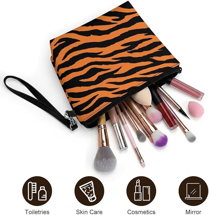 Tiger Stripe Pattern Orange Black