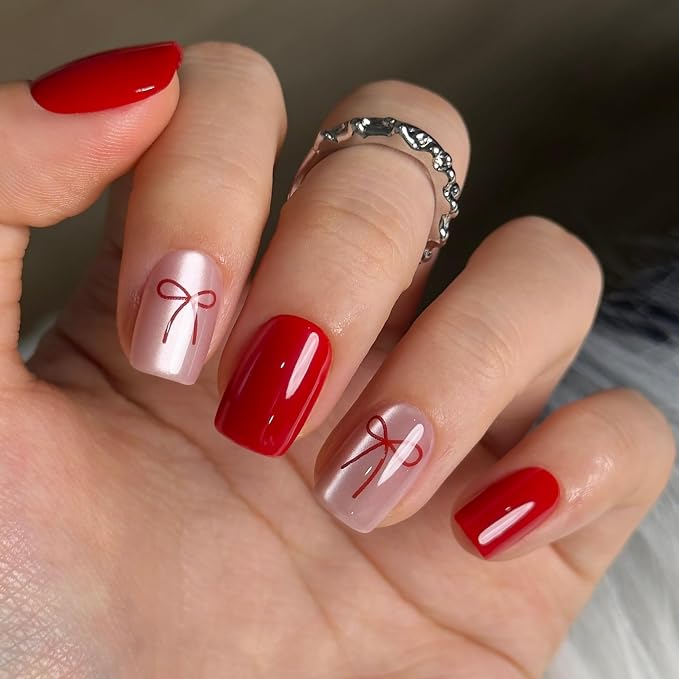 Ribbon Red Charm