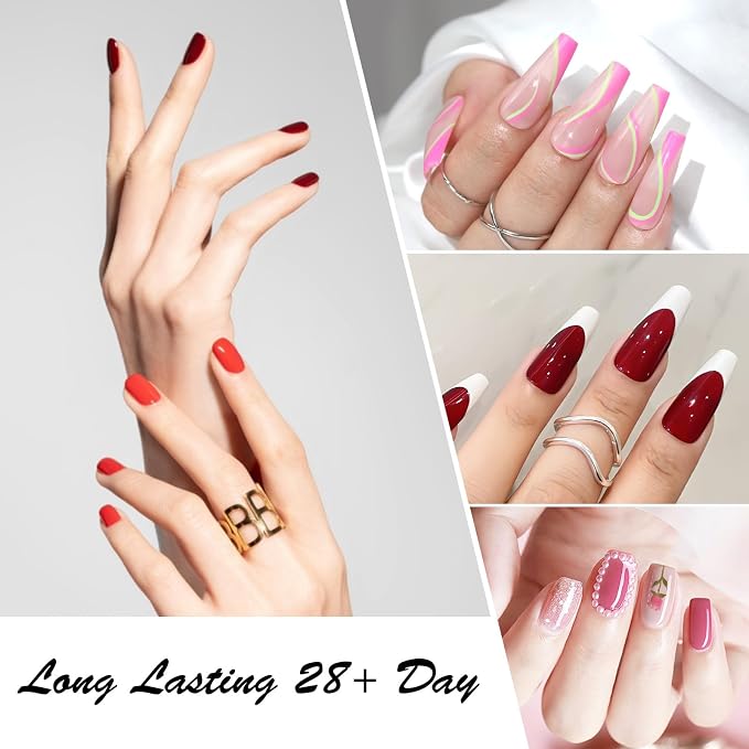 Red,Pink,Nude