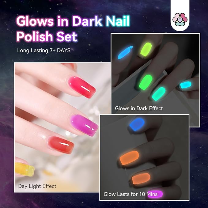 B1-Glows in the Dark Nail Polish