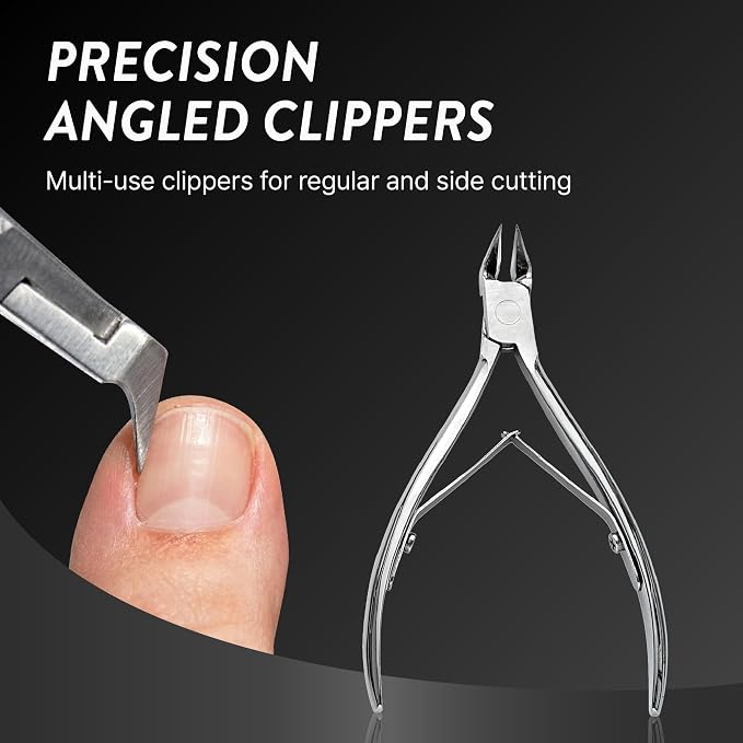 7 Pcs Set (360° Clippers + Cuticle Clipper)