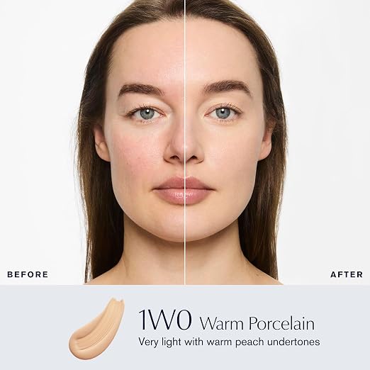 1W0 Warm Porcelain - Very light with warm peach undertones