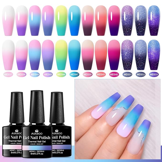 12PCS Color Change Gel-Set1