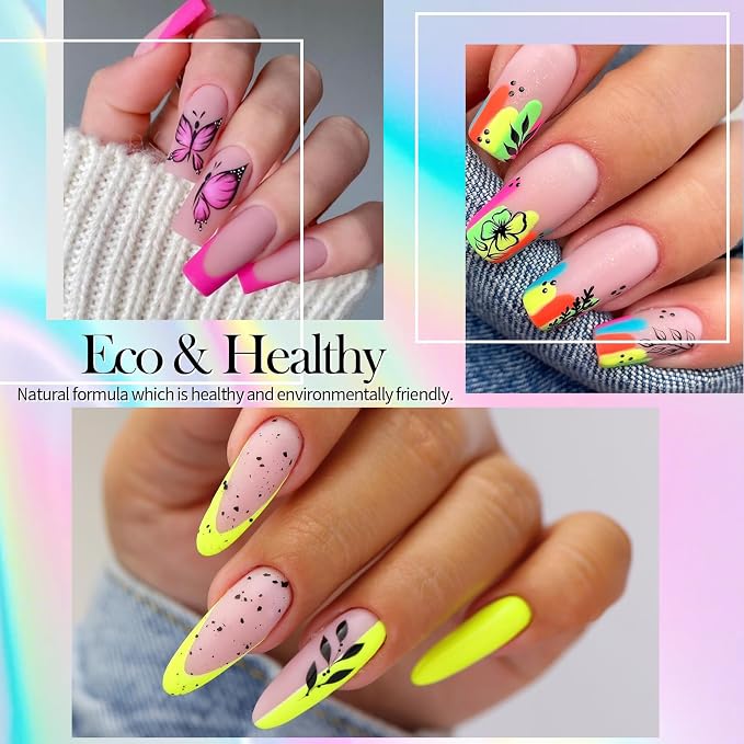 stamping polish neon colors
