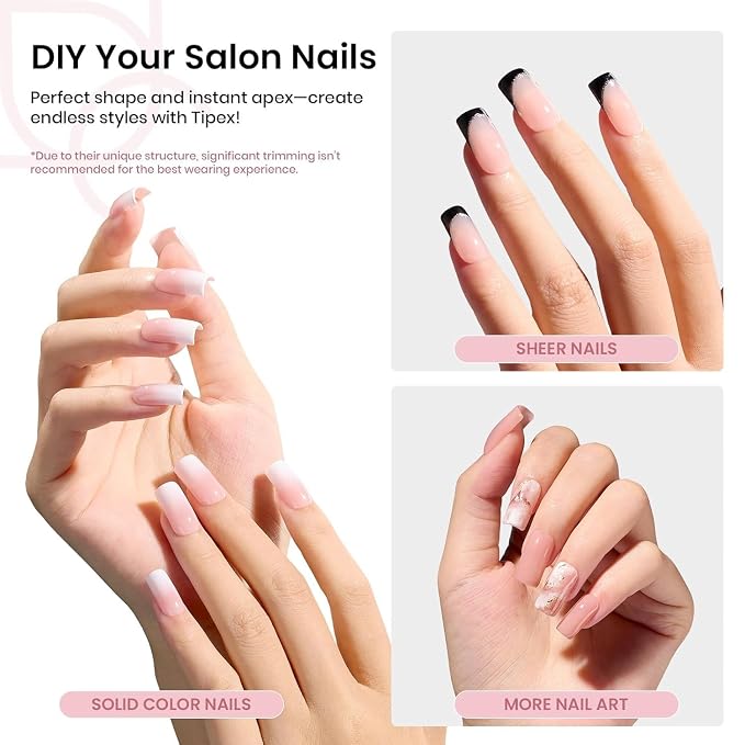 1 - Tipex Nails Only | Short Square | 192