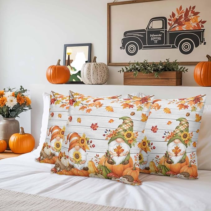 Gray, Pumpkin Orange
