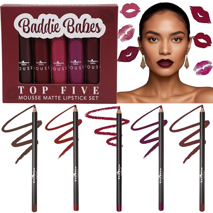 Top 5 Baddie Babes + 5 Lipliners