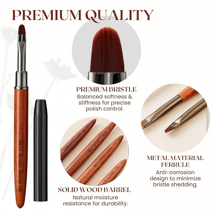 Round Nail Brush