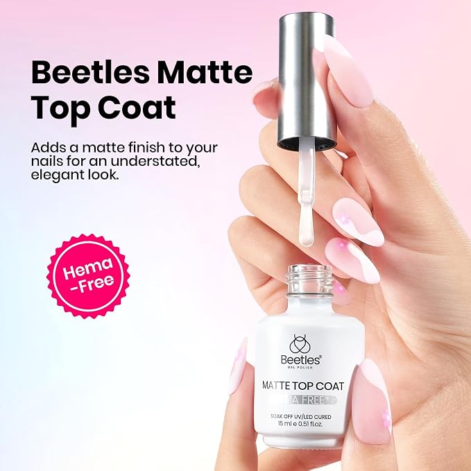 3 Pcs Gel Base and Top Coat&Matte top coat