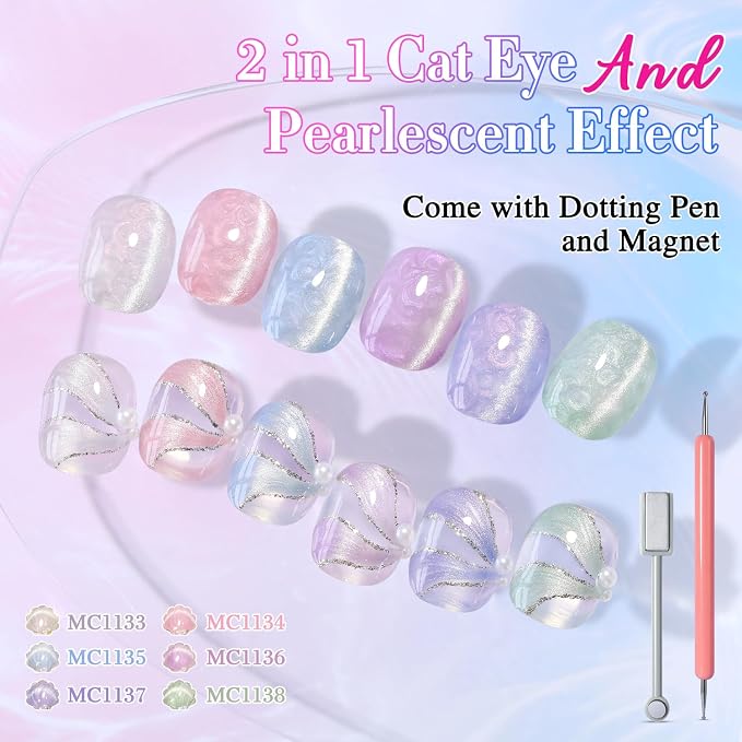 Aurora Mermaid Blue Green Pink Purple
