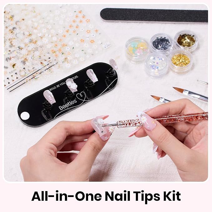Nail Art Kit | 510pcs Nail Tips&10pcs Nail Brushes