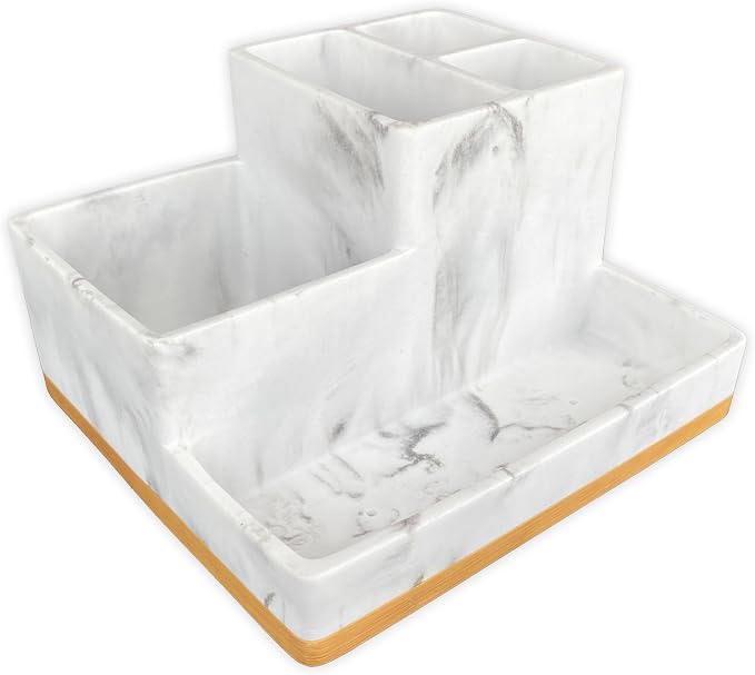 Marble White/Bamboo