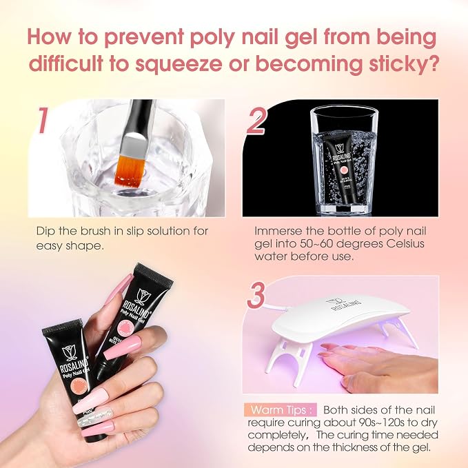 8 Colors Nude Poly Kit 03