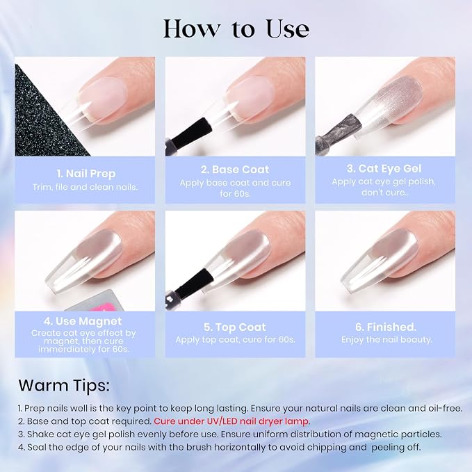 Neon Glassy Cat Eye Gel