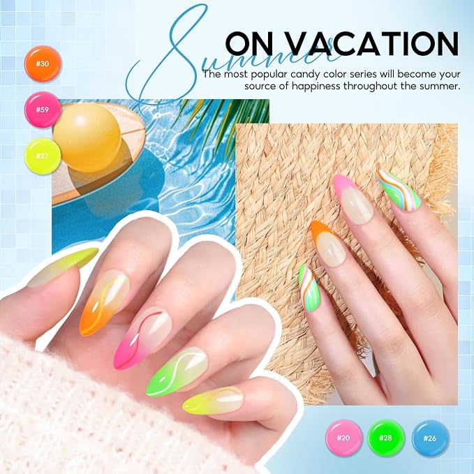 55Pcs Fall Colors + 5Pcs Top Base Coat