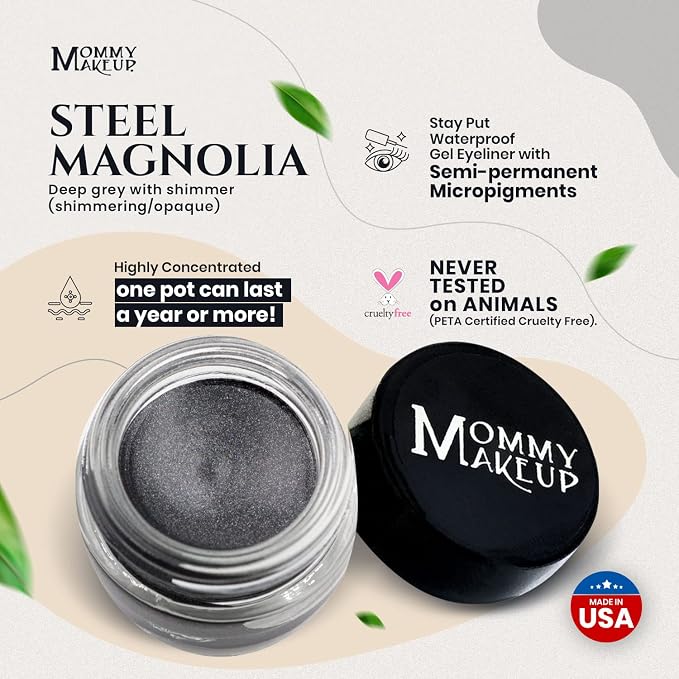 Steel Magnolia - Deep grey with shimmer