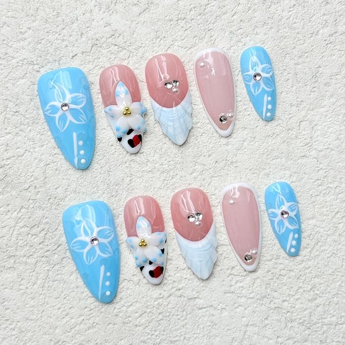 Handmade Almond Nails 33