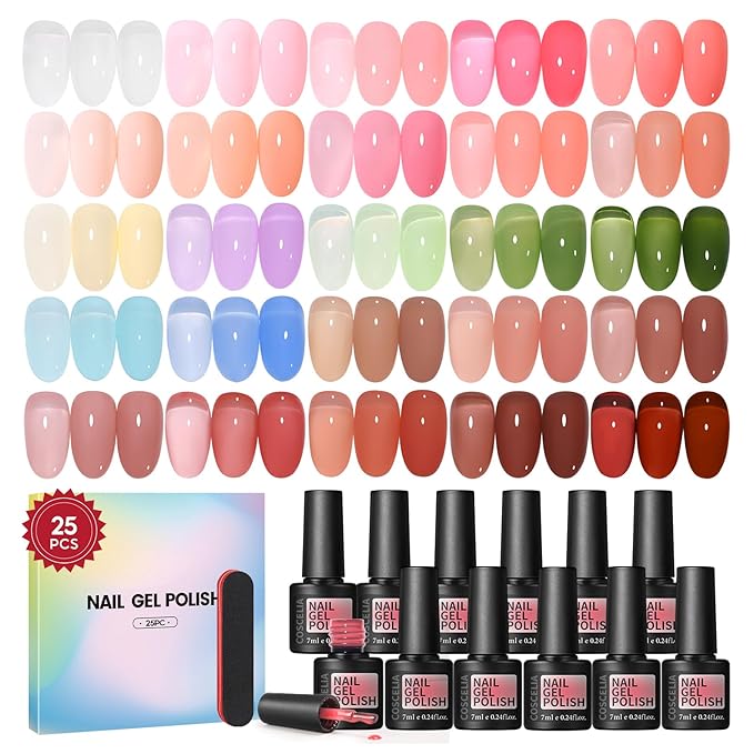 25PC Jelly Gel Polish (Collection 1)