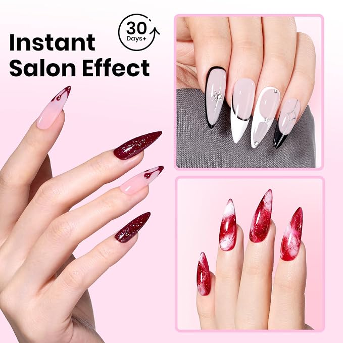 3 - Tipex Lite Nails Kit | Medium Stiletto | 256