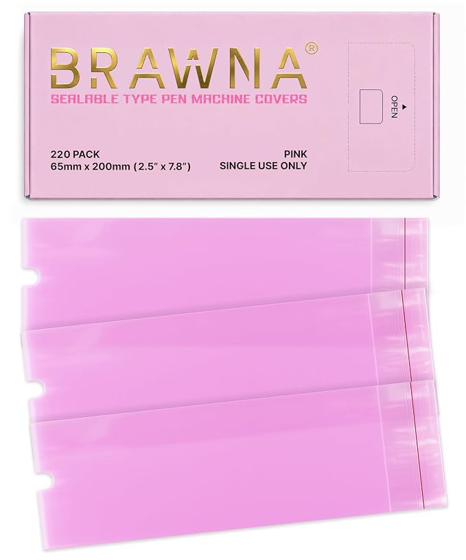 Pink with closure