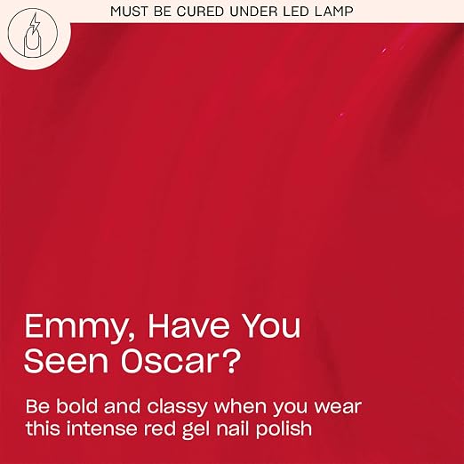 Emmy, Have You Seen Oscar? | Opaque Bright Cool Red
