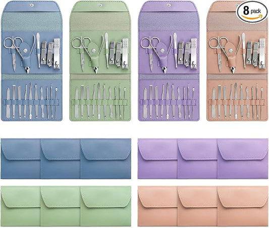 Pink, Blue, Purple, Green