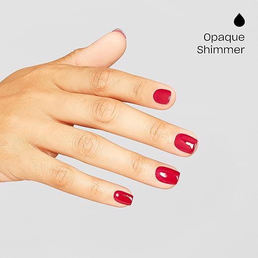 OPI Red | Opaque Bright Red Pearl Shimmer